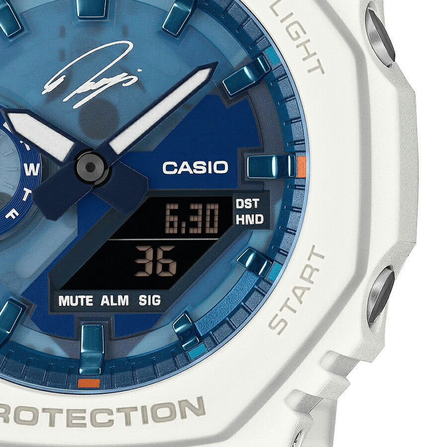 G-SHOCK 石川遼 シグネチャーモデル 2025 GA-2100RI25-7AJR メンズ 電池式 アナデジ オクタゴン 樹脂バンド