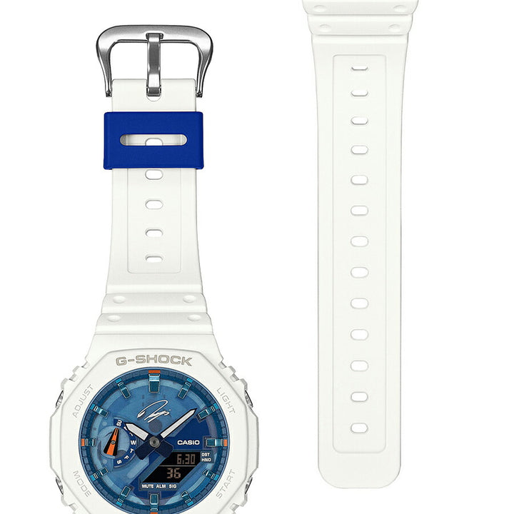 G-SHOCK 石川遼 シグネチャーモデル 2025 GA-2100RI25-7AJR メンズ 電池式 アナデジ オクタゴン 樹脂バンド