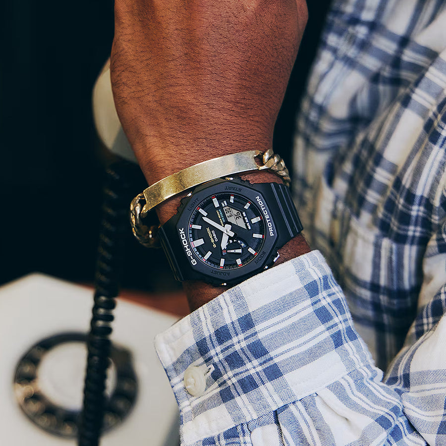 G-SHOCK アイコニックスタイルズ 初代カラーモデル GA-2100RL-1AJF メンズ 電池式 アナデジ オクタゴン 樹脂バンド 国内正規品 カシオ