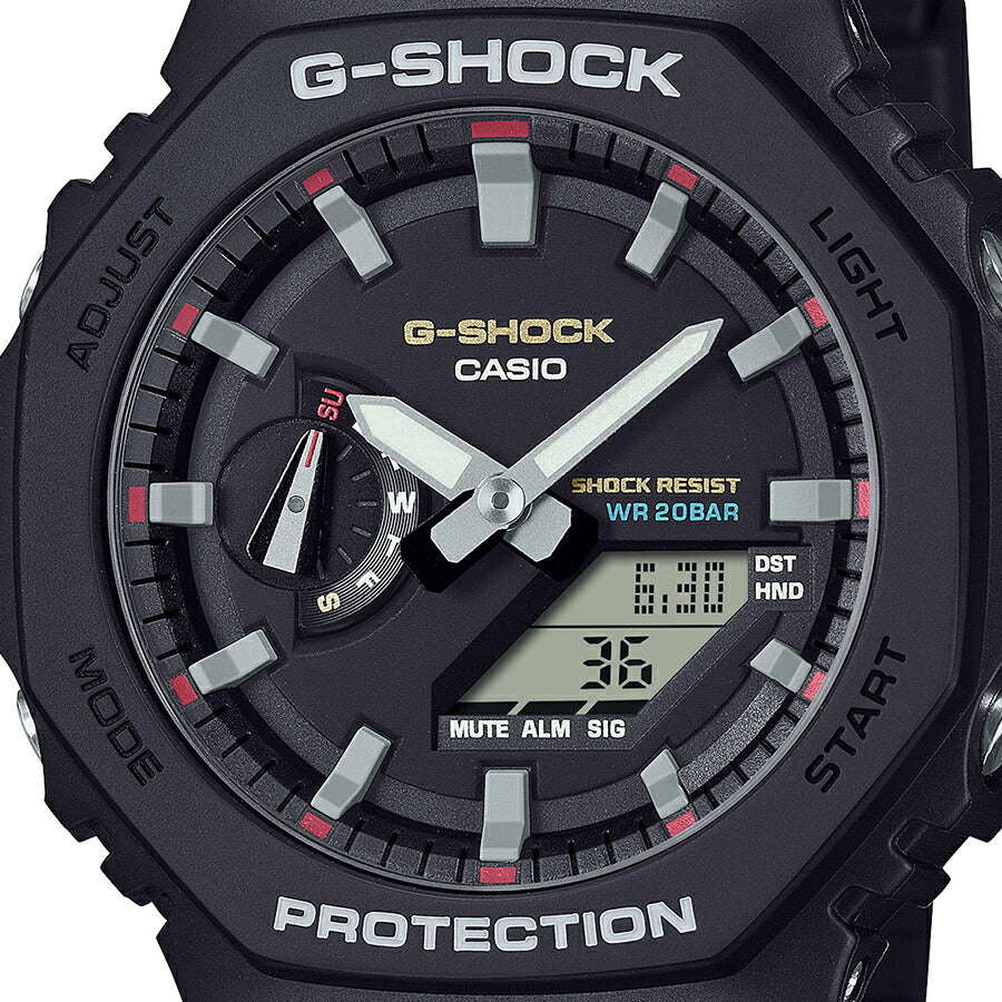 G-SHOCK アイコニックスタイルズ 初代カラーモデル GA-2100RL-1AJF メンズ 電池式 アナデジ オクタゴン 樹脂バンド 国内正規品 カシオ