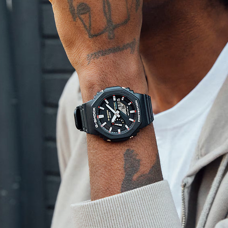 ジーショック Iconic Styles GA-2100RL-1AJF メンズ G-SHOCK アイコニックスタイルズ 初代カラーモデル GA-2100RL-1AJF