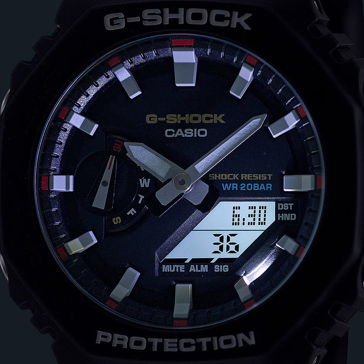 G-SHOCK アイコニックスタイルズ 初代カラーモデル GA-2100RL-1AJF メンズ 電池式 アナデジ オクタゴン 樹脂バンド 国内正規品 カシオ