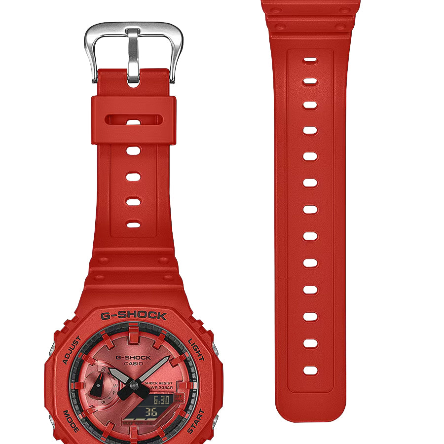 G-SHOCK アイコニック スタイルズ レッド ブラックアクセント GA