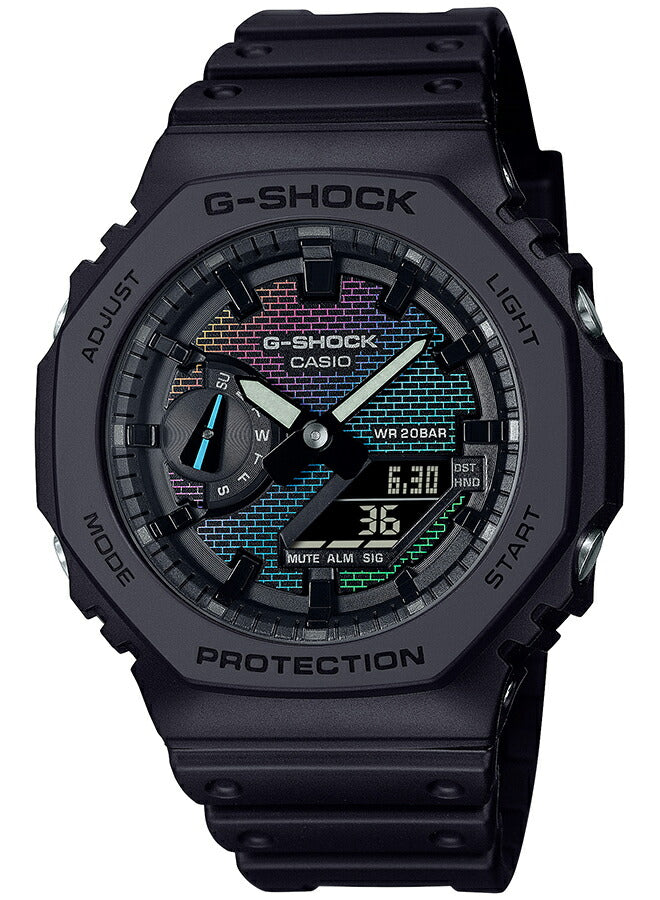 8月9日発売》G-SHOCK レインボー ブリック ウォール GA-2100RW-1AJF メンズ 腕時計 電池式 アナデジ オクタゴン – THE  CLOCK HOUSE公式オンラインストア