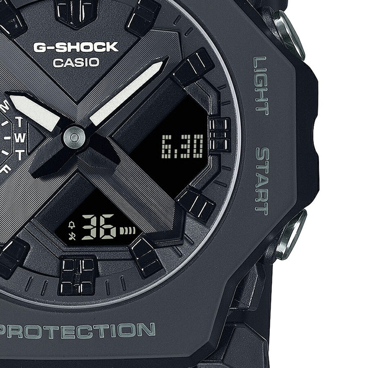 G-SHOCK GA-2300シリーズ ミニマルデザイン 小型 薄型 GA-2300-1AJF メンズ レディース 腕時計 電池式 アナデジ 反転液晶 ブラック 国内正規品 カシオ