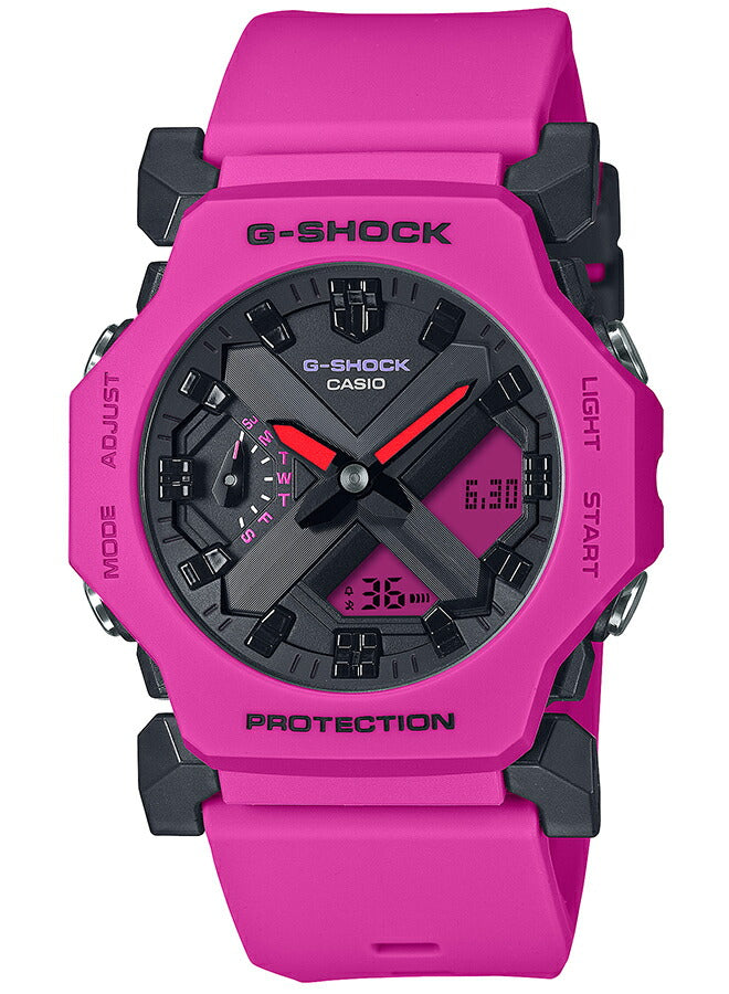 G-SHOCK GA-2300シリーズ ミニマルデザイン 小型 薄型 GA-2300-4AJF メンズ レディース 腕時計 電池式 アナデジ 反転液晶 ピンク 国内正規品 カシオ