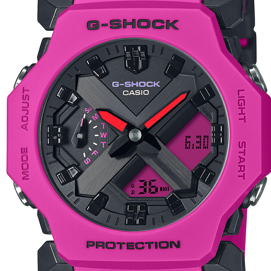 G-SHOCK GA-2300シリーズ ミニマルデザイン 小型 薄型 GA-2300-4AJF メンズ レディース 腕時計 電池式 アナデジ 反転液晶 ピンク 国内正規品 カシオ