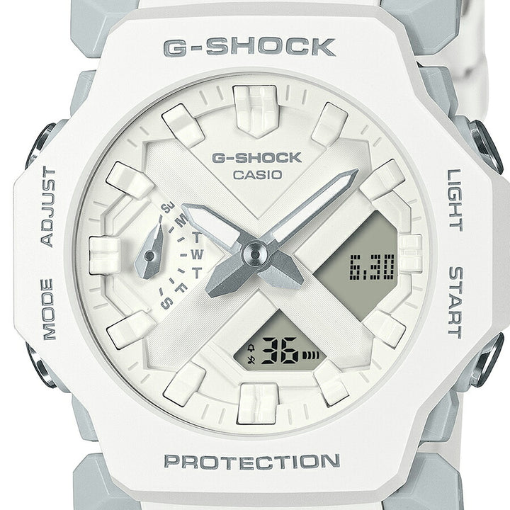 G-SHOCK GA-2300シリーズ ミニマルデザイン 小型 薄型 GA-2300-7AJF メンズ レディース 腕時計 電池式 アナデジ 反転液晶 ホワイト 国内正規品 カシオ