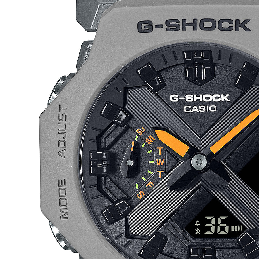 G-SHOCK GA-2300シリーズ ミニマルデザイン 小型 薄型 GA-2300-8AJF メンズ レディース 電池式 アナデジ 反転液晶 グレー