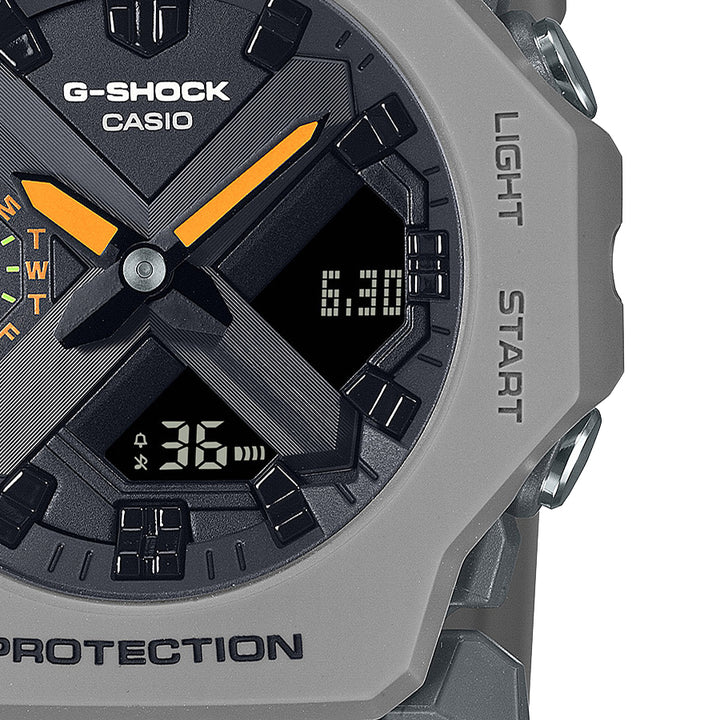 G-SHOCK GA-2300シリーズ ミニマルデザイン 小型 薄型 GA-2300-8AJF メンズ レディース 電池式 アナデジ 反転液晶 グレー
