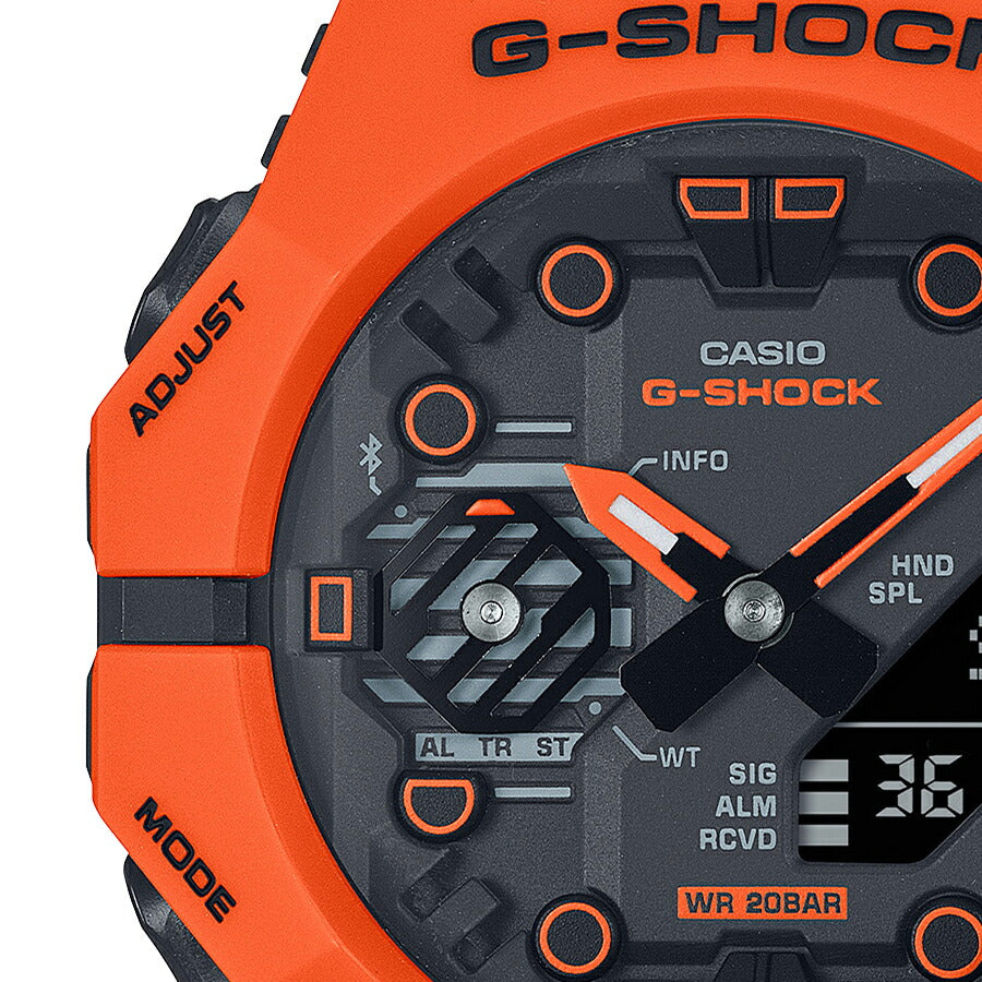 G-SHOCK GA-B001シリーズ オレンジ GA-B001FL-4AJF メンズ 腕時計 電池式 Bluetooth アナデジ 樹脂バンド 反転液晶 国内正規品 カシオ