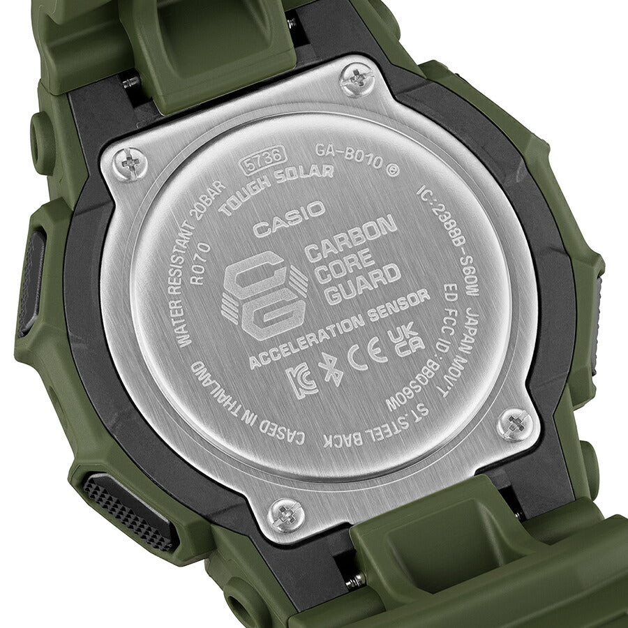 G-SHOCK ステップトラッカー GA-B010-3AJF メンズ ソーラー Bluetooth アナデジ グリーン
