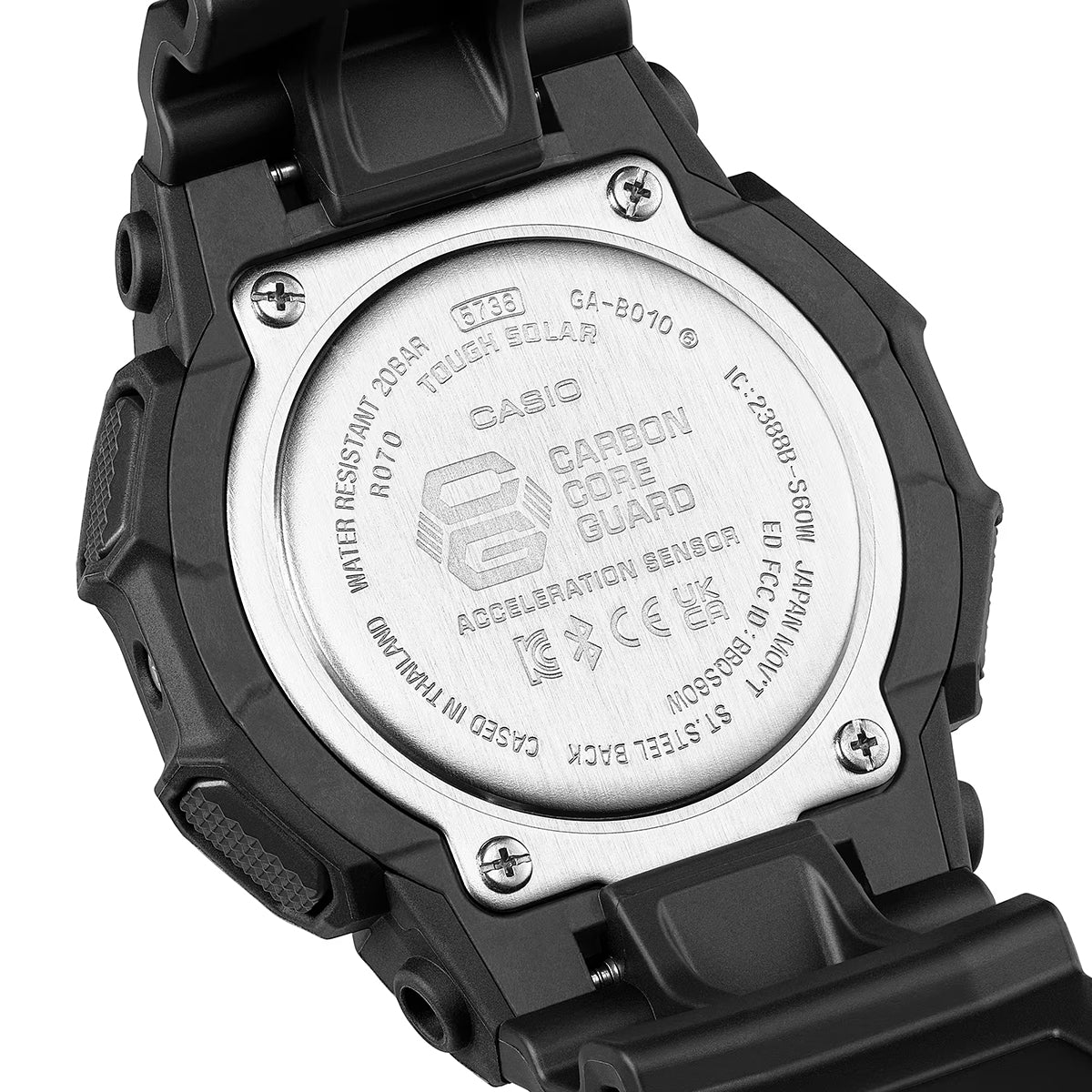 G-SHOCK ブラック&エレクトログリーン GA-B010BEG-1AJF メンズ