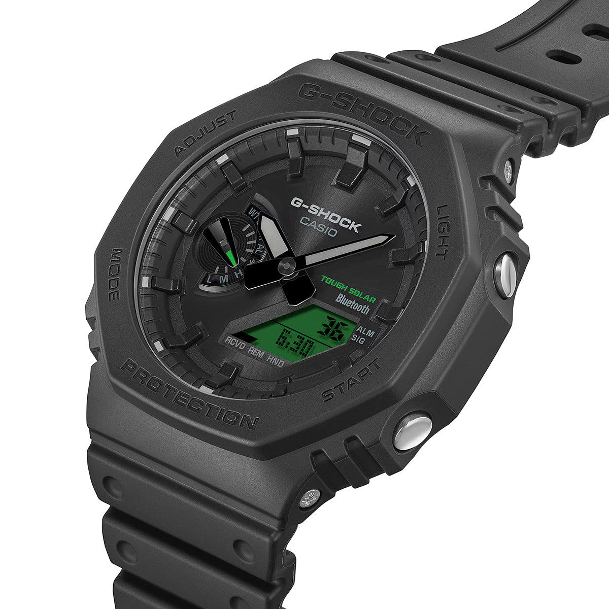 4月10日発売》G-SHOCK ブラック&エレクトログリーン GA-B2100BEG-1AJF