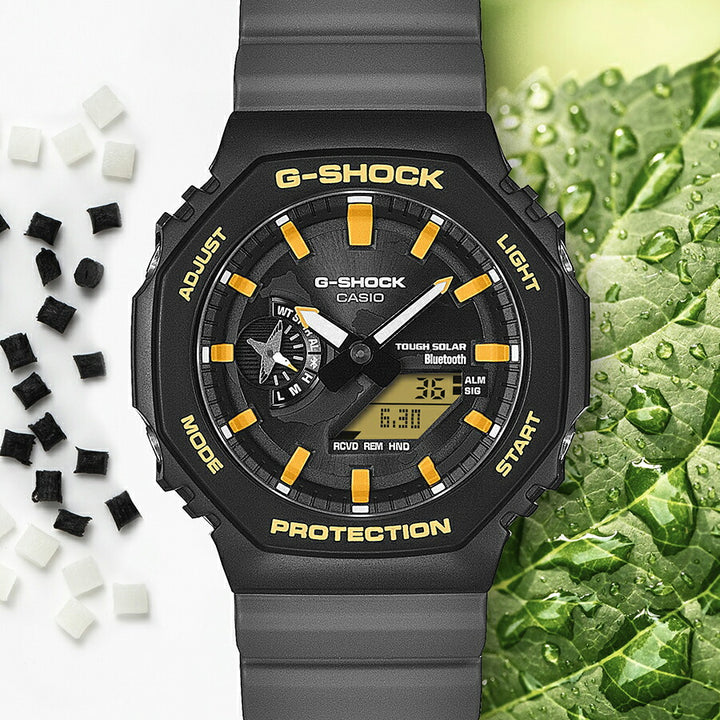 G-SHOCK チャールズ・ダーウィン財団 コラボレーションモデル ガラパゴスアホウドリ GA-B2100DF-1AJR メンズ ソーラー Bluetooth オクタゴン