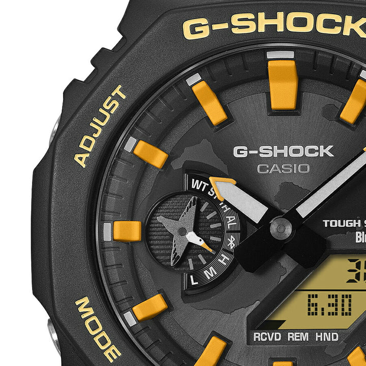 G-SHOCK チャールズ・ダーウィン財団 コラボレーションモデル ガラパゴスアホウドリ GA-B2100DF-1AJR メンズ ソーラー Bluetooth オクタゴン