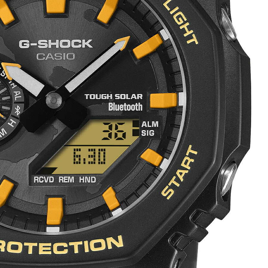 G-SHOCK チャールズ・ダーウィン財団 コラボレーションモデル ガラパゴスアホウドリ GA-B2100DF-1AJR メンズ ソーラー Bluetooth オクタゴン