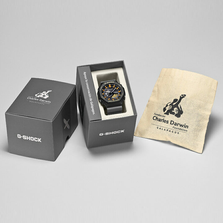 G-SHOCK チャールズ・ダーウィン財団 コラボレーションモデル ガラパゴスアホウドリ GA-B2100DF-1AJR メンズ ソーラー Bluetooth オクタゴン