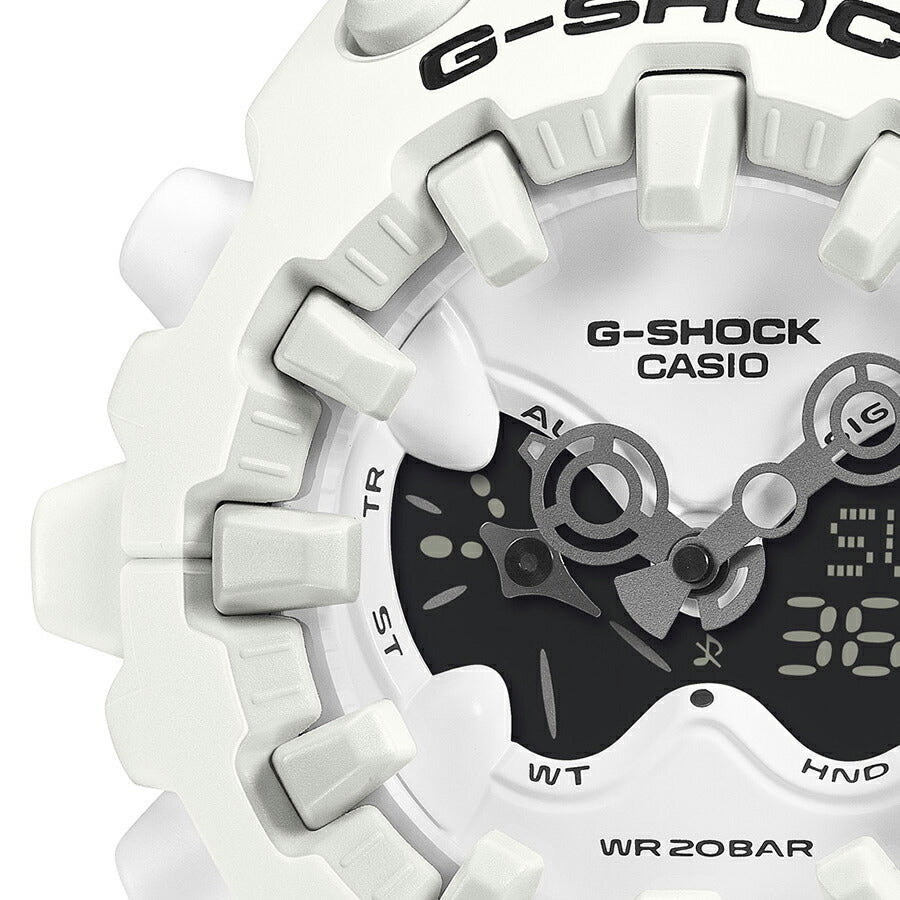 G-SHOCK GA-V01 ホワイト GA-V01-7AJF メンズ 電池式 アナデジ 樹脂バンド 反転液晶