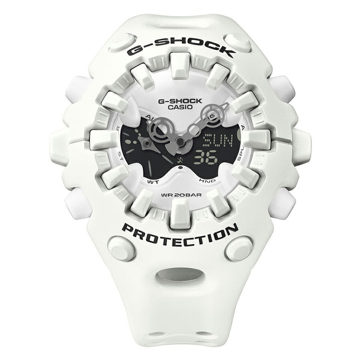 G-SHOCK GA-V01 ホワイト GA-V01-7AJF メンズ 電池式 アナデジ 樹脂バンド 反転液晶