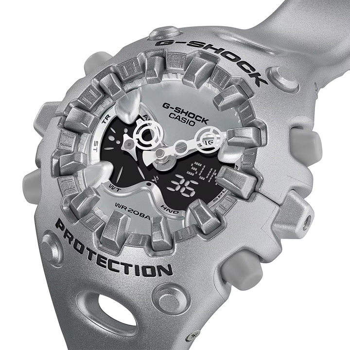 G-SHOCK GA-V01A メタリックシルバー GA-V01A-8AJF メンズ 電池式 アナデジ 樹脂バンド 国内正規品 カシオ