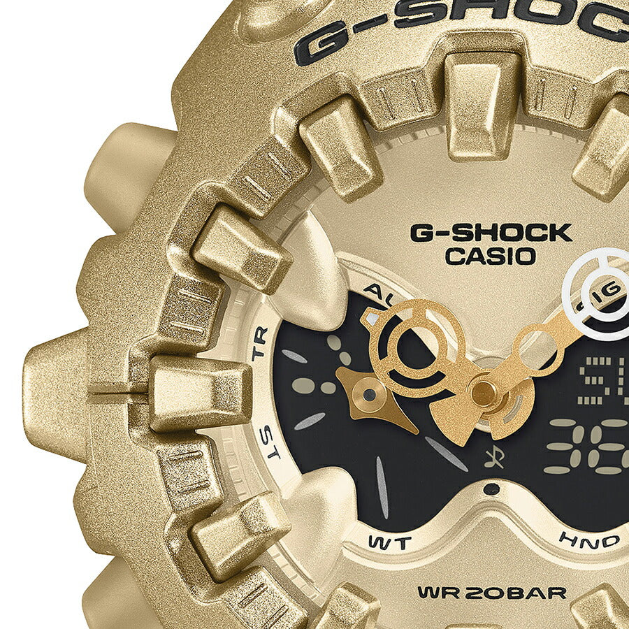 G-SHOCK GA-V01 ゴールド GA-V01A-9AJF メンズ 電池式 アナデジ 樹脂バンド 反転液晶