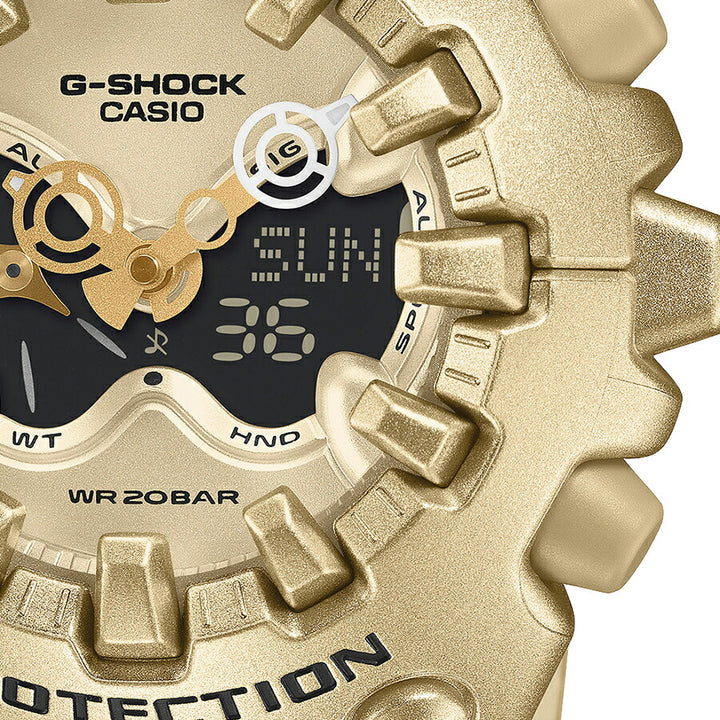 G-SHOCK GA-V01 ゴールド GA-V01A-9AJF メンズ 電池式 アナデジ 樹脂バンド 反転液晶