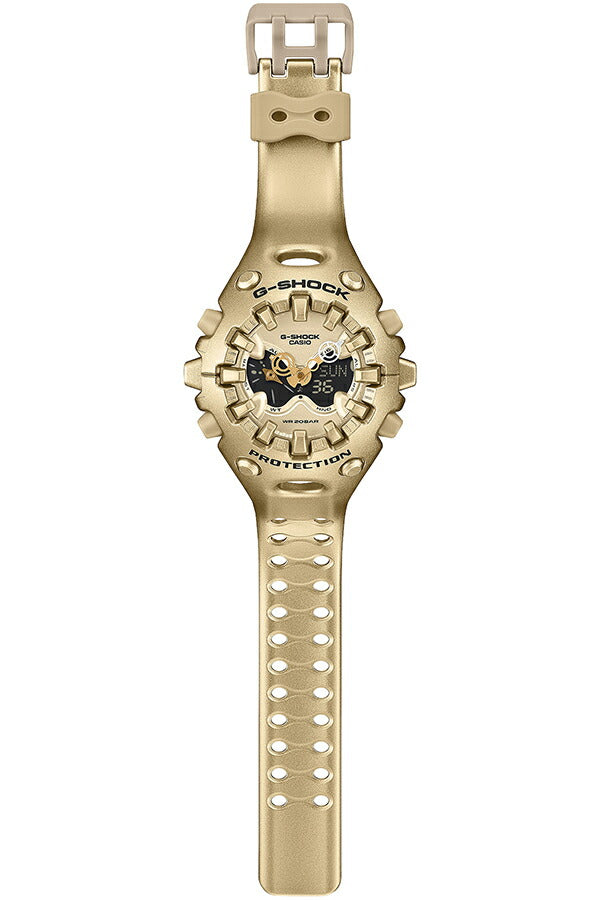 G-SHOCK GA-V01 ゴールド GA-V01A-9AJF メンズ 電池式 アナデジ 樹脂バンド 反転液晶