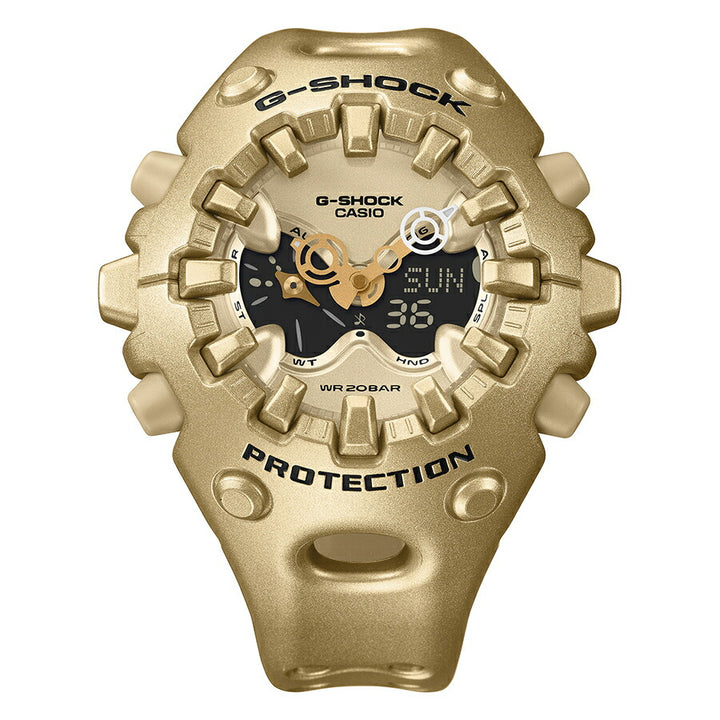 G-SHOCK GA-V01 ゴールド GA-V01A-9AJF メンズ 電池式 アナデジ 樹脂バンド 反転液晶