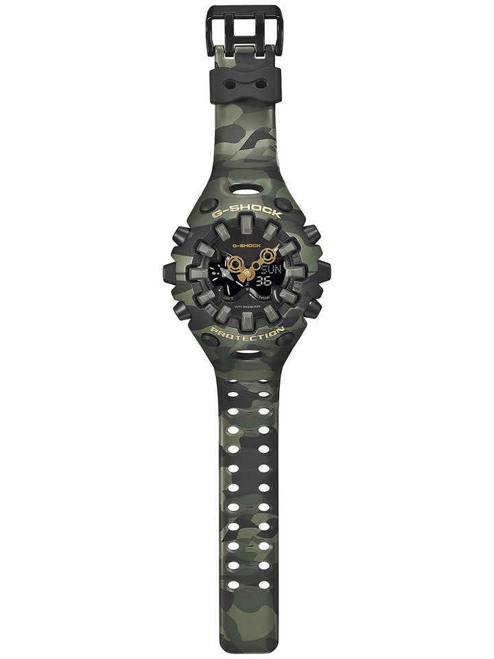 G-SHOCK ボールドカモシリーズ カモフラージュ & ゴールド GA-V01CMG-3AJF メンズ 電池式 アナデジ 樹脂バンド 反転液晶