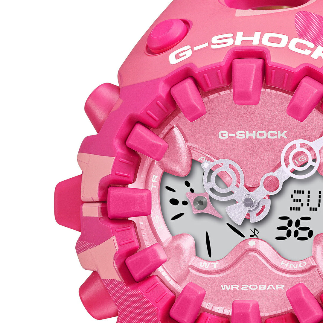 G-SHOCK ボールドカモシリーズ カラーカモフラージュ ピンク GA-V01CMG-4AJF メンズ 電池式 アナデジ 樹脂バンド