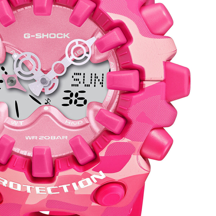 G-SHOCK ボールドカモシリーズ カラーカモフラージュ ピンク GA-V01CMG-4AJF メンズ 電池式 アナデジ 樹脂バンド