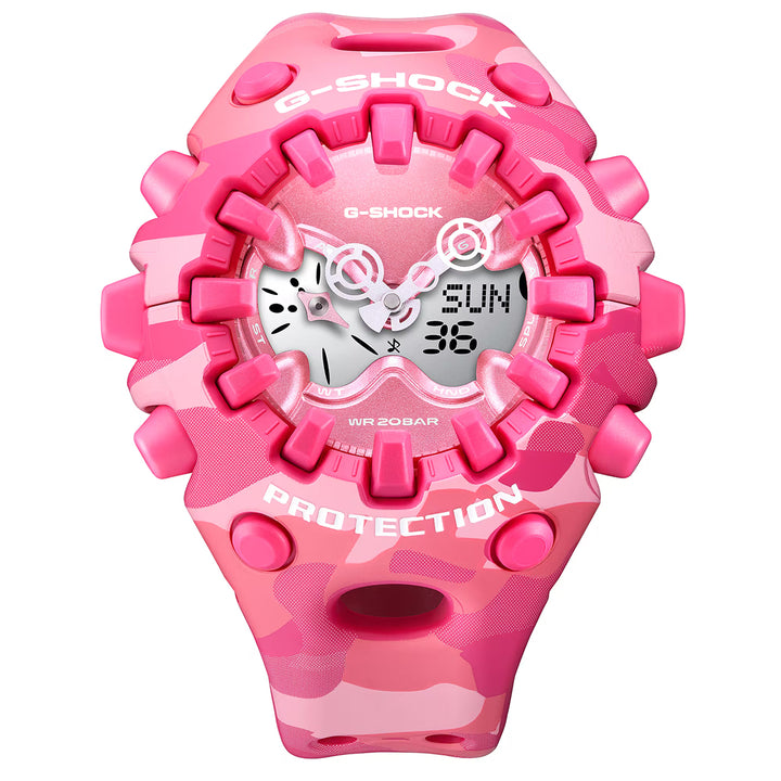 G-SHOCK ボールドカモシリーズ カラーカモフラージュ ピンク GA-V01CMG-4AJF メンズ 電池式 アナデジ 樹脂バンド