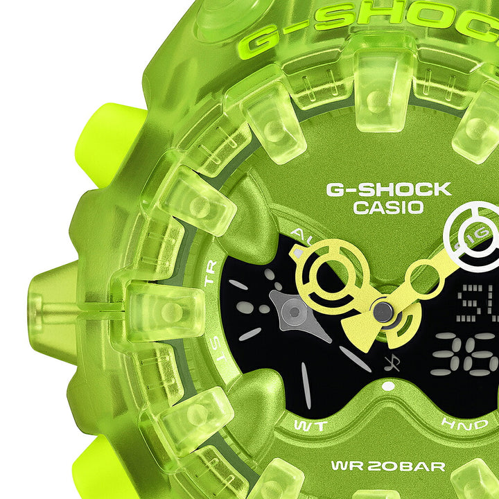 G-SHOCK GA-V01 TRANSPARENT PACK スケルトン グリーン GA-V01SKE-3AJF メンズ 電池式 アナデジ 樹脂バンド 反転液晶