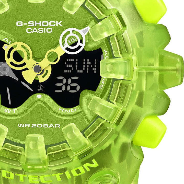 G-SHOCK GA-V01 TRANSPARENT PACK スケルトン グリーン GA-V01SKE-3AJF メンズ 電池式 アナデジ 樹脂バンド 反転液晶
