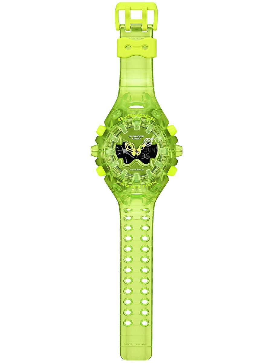 G-SHOCK GA-V01 TRANSPARENT PACK スケルトン グリーン GA-V01SKE-3AJF メンズ 電池式 アナデジ 樹脂バンド 反転液晶