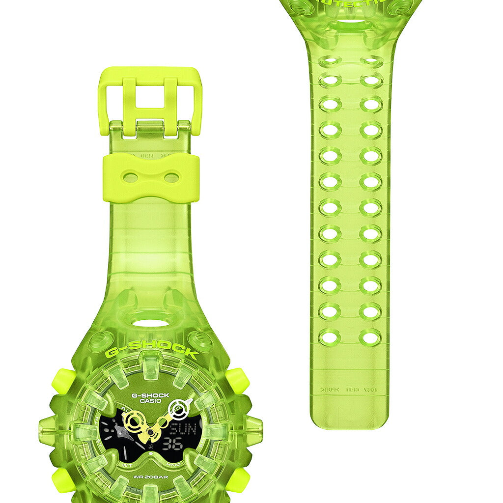 G-SHOCK GA-V01 TRANSPARENT PACK スケルトン グリーン GA-V01SKE-3AJF メンズ 電池式 アナデジ 樹脂バンド 反転液晶