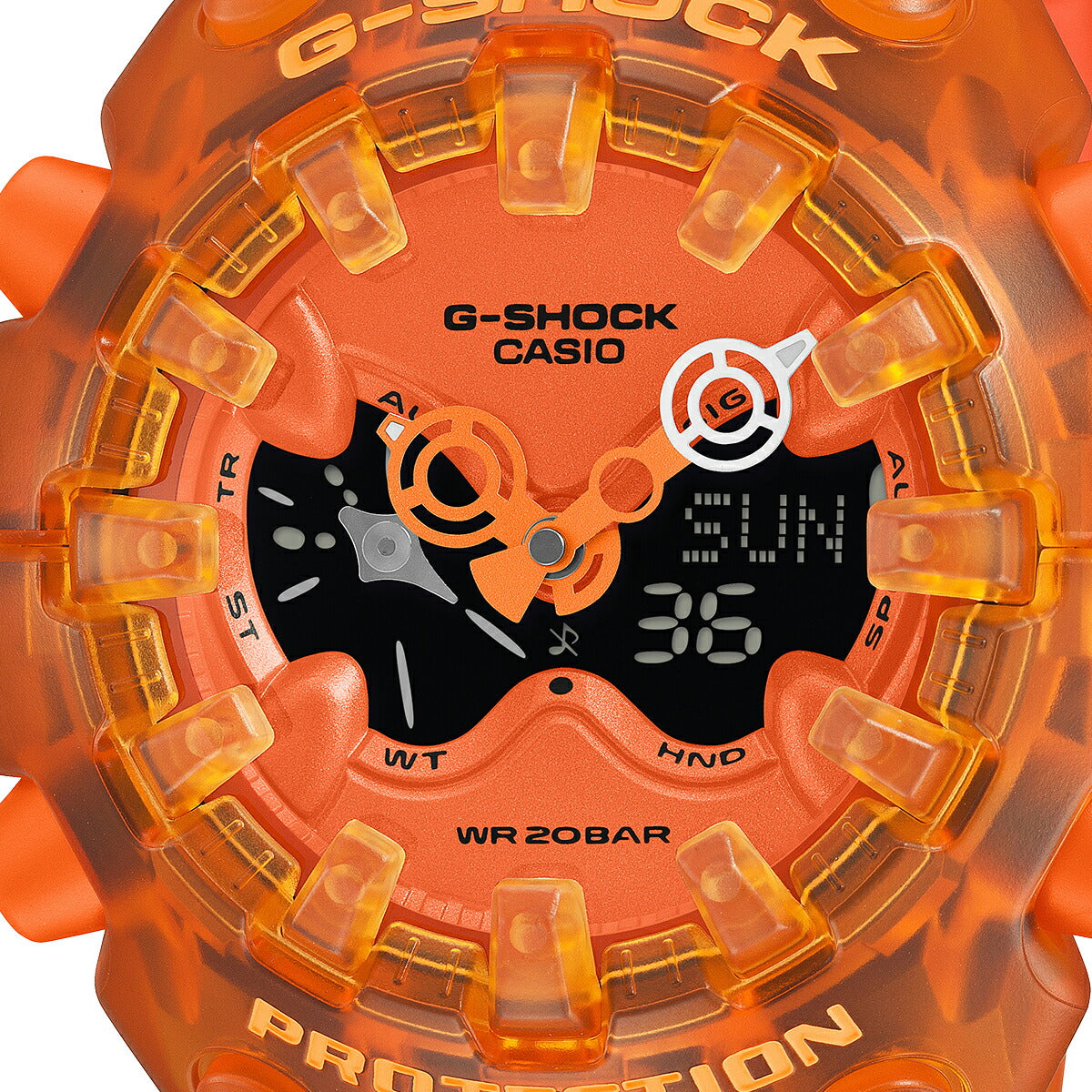 G-SHOCK GA-V01 TRANSPARENT PACK スケルトン オレンジ GA-V01SKE-4AJF