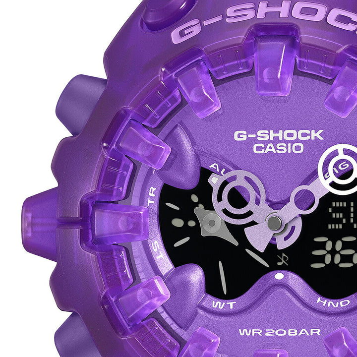 G-SHOCK GA-V01 TRANSPARENT PACK スケルトン パープル GA-V01SKE-6AJF メンズ 電池式 アナデジ 樹脂バンド 反転液晶