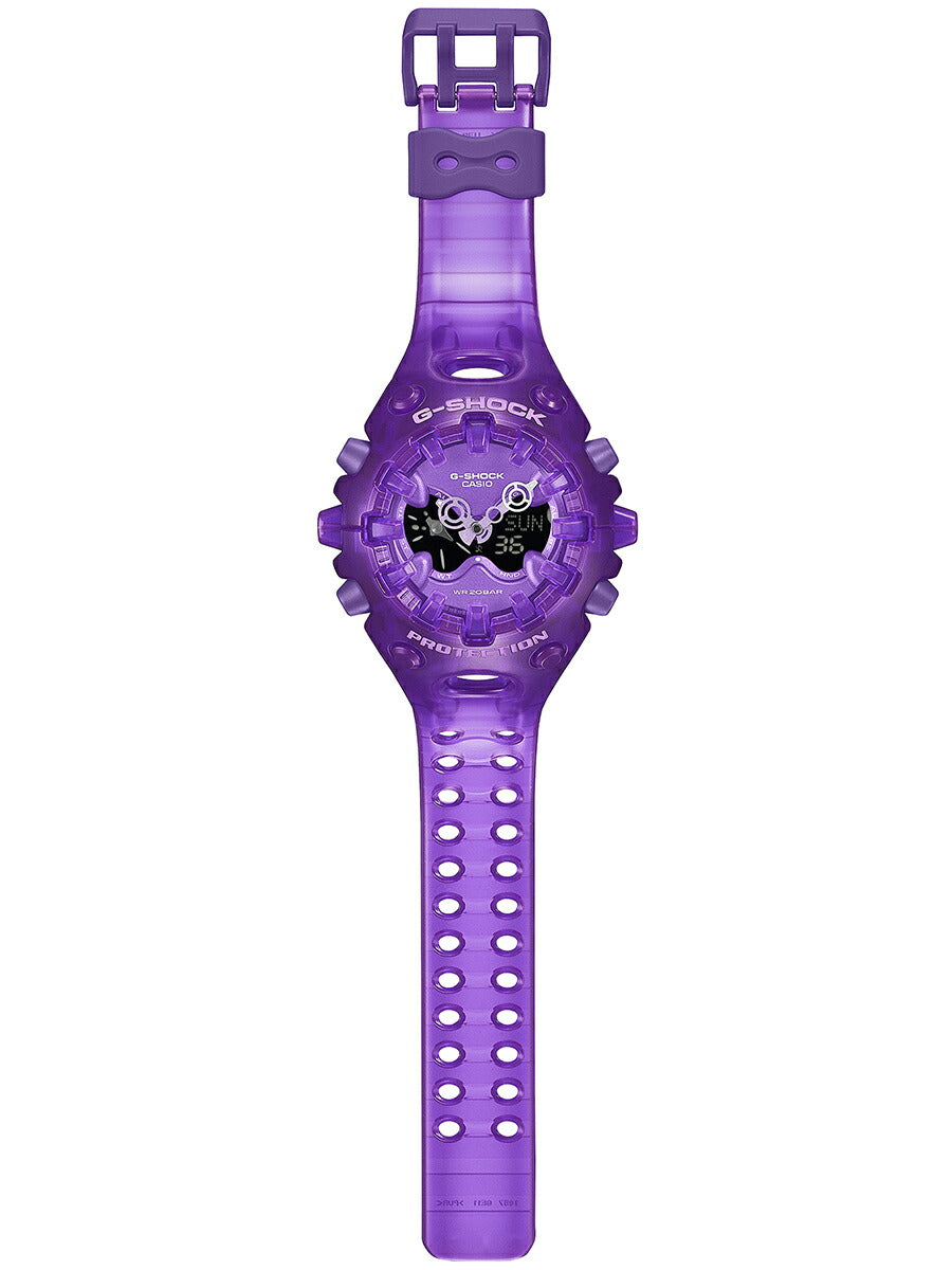 G-SHOCK GA-V01 TRANSPARENT PACK スケルトン パープル GA-V01SKE-6AJF メンズ 電池式 アナデジ 樹脂バンド 反転液晶