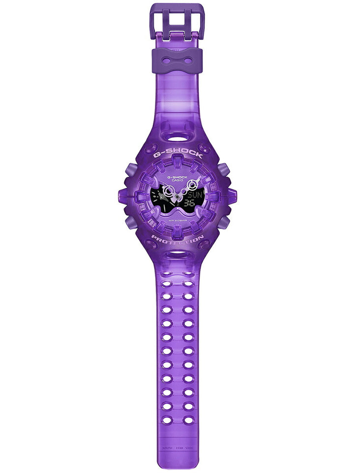 G-SHOCK GA-V01 TRANSPARENT PACK スケルトン パープル GA-V01SKE-6AJF メンズ 電池式 アナデジ 樹脂バンド 反転液晶