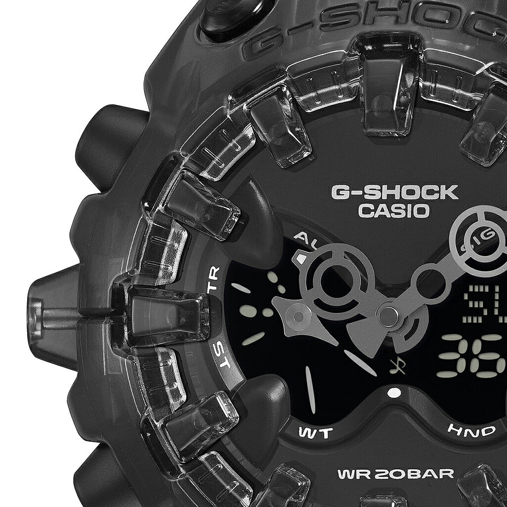 G-SHOCK GA-V01 TRANSPARENT PACK スケルトン グレー GA-V01SKE-8AJF メンズ 電池式 アナデジ 樹脂バンド 反転液晶