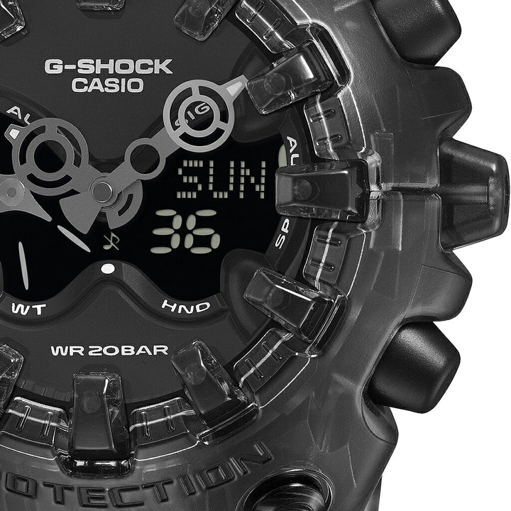 G-SHOCK GA-V01 TRANSPARENT PACK スケルトン グレー GA-V01SKE-8AJF メンズ 電池式 アナデジ 樹脂バンド 反転液晶