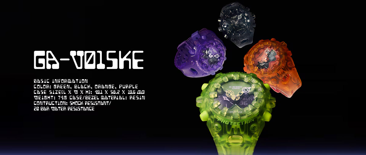 G-SHOCK GA-V01 TRANSPARENT PACK スケルトン グレー GA-V01SKE-8AJF