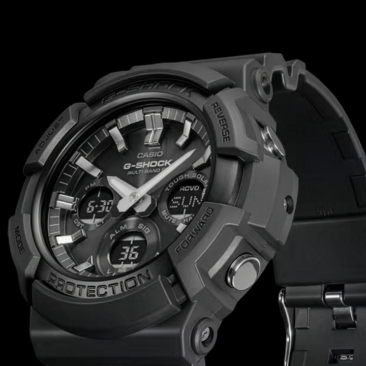 G-SHOCK GAW-100B-1AJF メンズ 電波ソーラー アナデジ ブラック ビッグケース 反転液晶