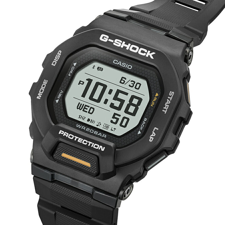 G-SHOCK G-SQUAD ポジティブ表示 MIP液晶 GBD-200-1A1JF メンズ 電池式 Bluetooth デジタル 樹脂バンド ブラック