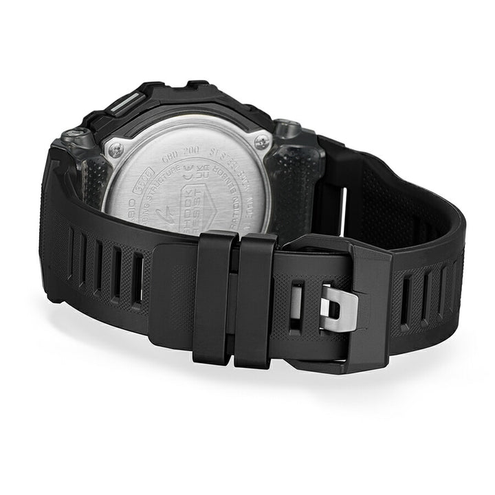 G-SHOCK G-SQUAD ポジティブ表示 MIP液晶 GBD-200-1A1JF メンズ 電池式 Bluetooth デジタル 樹脂バンド ブラック