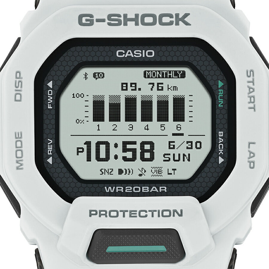 新品 CASIO G-SHOCK デジタル GBD-200-7JF 新規保証付！ G-SHOCK G-SQUAD ポジティブ表示 MIP液晶 GBD-200-7JF メンズ 電池式