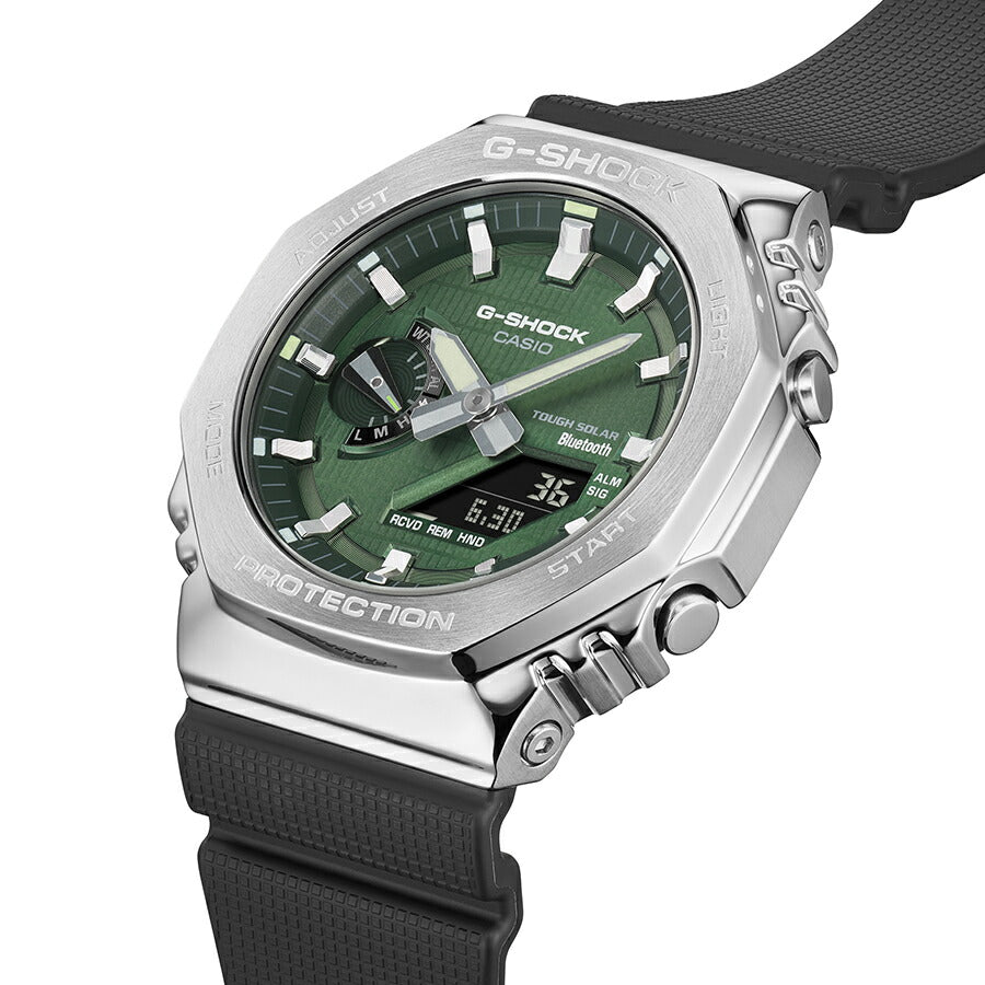 G-SHOCK メタルカバード GBM-2100A-1A3JF メンズ ソーラー Bluetooth