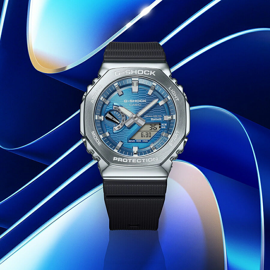 新品未使用 GBM-2100A-2BJF メタルカバー　タフソーラー　国内正規品 G-SHOCK メタルカバード オクタゴン GBM-2100A-2BJF メンズ